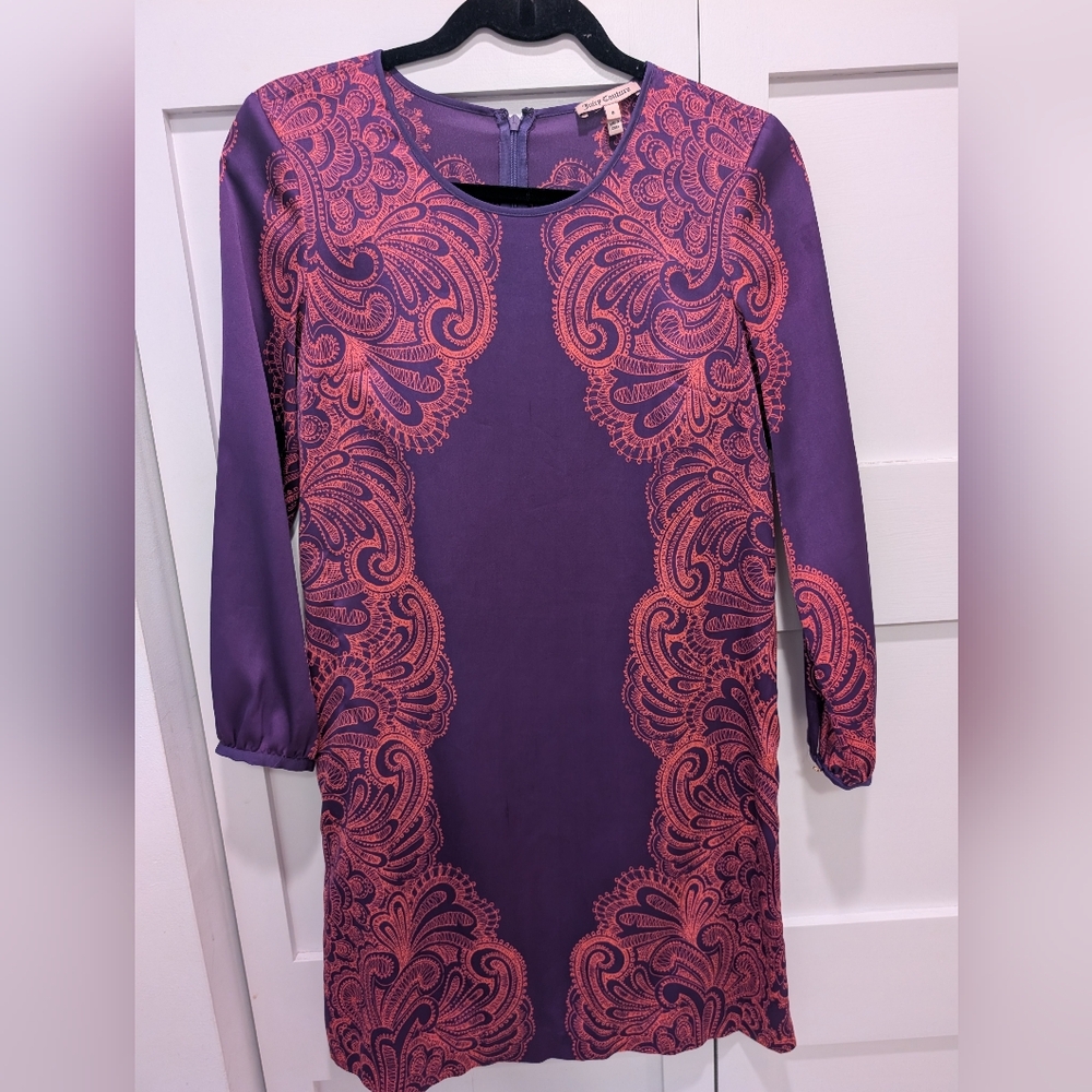 Juicy Couture Purple Dress with Pink Detailing